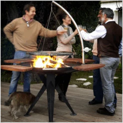 Brasero Barbecue Suspendu BalGrill 1200 20 Brasero Barbecue Suspendu BalGrill 1200 -Barbecue Délices Promo barbecue charbon brasero nielsen balgrill 1200 2