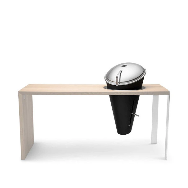 Barbecue Charbon Höfats CONE + Kit Encastrement Fonte D'aluminium 3 Barbecue Charbon Höfats CONE + Kit Encastrement Fonte D'aluminium