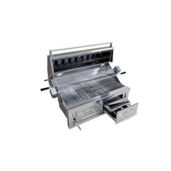 Barbecue Gaz Et Charbon Hybride Encastrable Sunstone Inox 2 Brûleurs 12 Barbecue Gaz Et Charbon Hybride Encastrable Sunstone Inox 2 Brûleurs -Barbecue Délices Promo barbecue hybride gaz et charbon encastrable sunstone emchdz42 2
