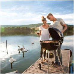 Napoleon Barbecue Charbon Avec Couvercle Napoléon Rodéo -Barbecue Délices Promo bbq charbon ferme napoleon boule rodeo 57 11