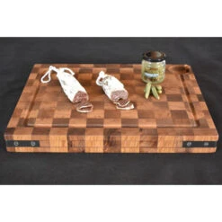 Billot à Poser En Bois Debout De Noyer Et Chêne Et équerres Inox 50 X 40 Cm 13 Billot à Poser En Bois Debout De Noyer Et Chêne Et équerres Inox 50 X 40 Cm -Barbecue Délices Promo billot a poser chabret en noyer et chene et equerres inox 50 x 40 x 5 cm 4