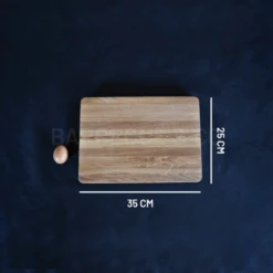 Billot épais En Chêne 35 X 25 Cm