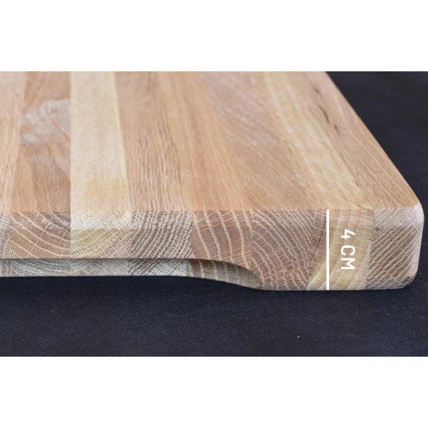 Billot épais En Chêne 45 X 30 Cm 7 Billot épais En Chêne 45 X 30 Cm – Image 5