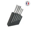 Bloc 5 Couteaux De Cuisine Jean Dubost Noir 2 Bloc 5 Couteaux De Cuisine Jean Dubost Noir -Barbecue Délices Promo bloc 5 couteaux de cuisine pradel kimono noir jean dubost