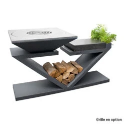 Braséro Plancha Artiss G5 Graphite 90 Cm Plaque Acier Et Tablette Granit -Barbecue Délices Promo brasero artiss g5 graphite plancha acier carbone et tablette granite 4