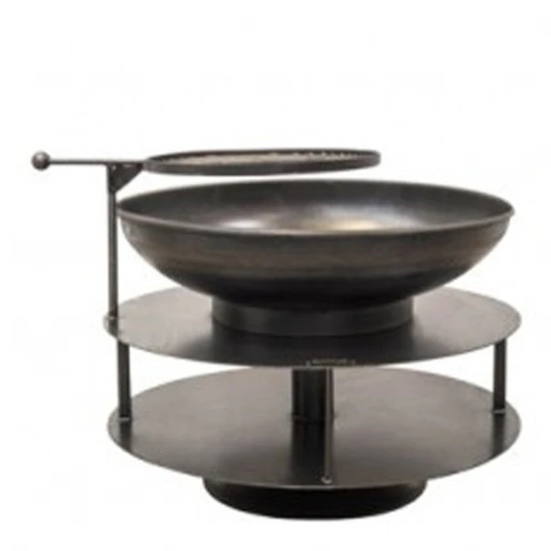 Braséro De Jardin Firepit Ring Of Logs Avec 1 Grille Ø90 X H70 Cm 3 Braséro De Jardin Firepit Ring Of Logs Avec 1 Grille Ø90 X H70 Cm