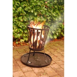 ESSCHERT DESIGN Braséro De Jardin Corbeille Panier à Feu 35 Cm 10 ESSCHERT DESIGN Braséro De Jardin Corbeille Panier à Feu 35 Cm -Barbecue Délices Promo brasero corbeille rond 35cm 3