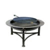 Braséro De Jardin Firepit Saturn Ø80 X H58 Cm + Grille Bbq -Barbecue Délices Promo brasero de jardin firepit saturn o80 x h58 cm grille bbq