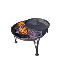 Braséro De Terrasse Plain Jane Timothy Ross Ø60 Avec Grille -Barbecue Délices Promo brasero de terrasse plain jane timothy ross o60 avec grille 3