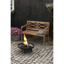 ESSCHERT DESIGN Braséro De Jardin Ø60 X H24 Cm Acier -Barbecue Délices Promo brasero esschert acier 677 x 24 cm 4