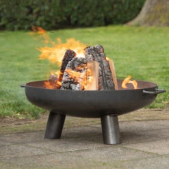 ESSCHERT DESIGN Braséro De Jardin Ø60 X H24 Cm Acier -Barbecue Délices Promo brasero esschert acier 677 x 24 cm 8