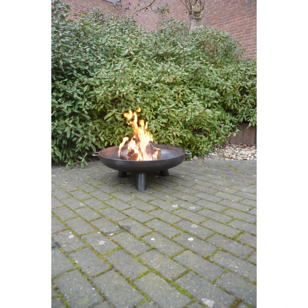 ESSCHERT DESIGN Braséro De Jardin Ø70 X 25 Cm Acier 5 ESSCHERT DESIGN Braséro De Jardin Ø70 X 25 Cm Acier – Image 3