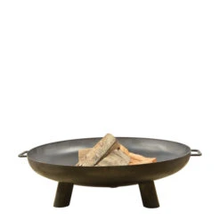 ESSCHERT DESIGN Braséro De Jardin Ø80 X H25 Cm Acier -Barbecue Délices Promo brasero esschert acier 80 x 25 cm 4