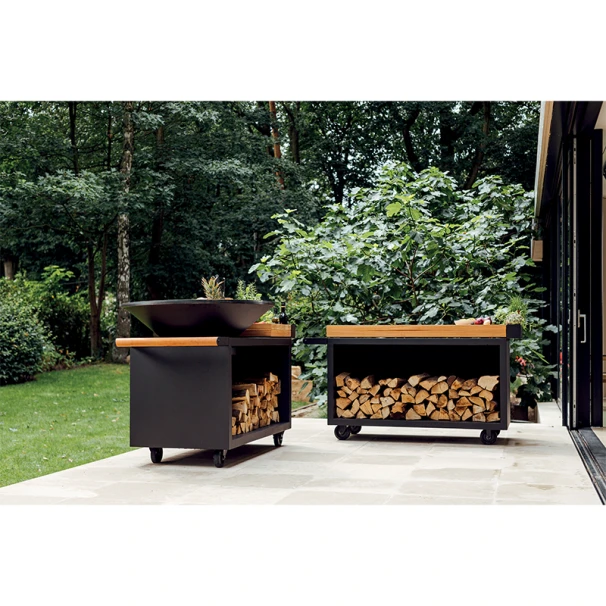 Braséro Plancha OFYR Island 100 Pro Black Billot Teck 5 Braséro Plancha OFYR Island 100 Pro Black Billot Teck – Image 3