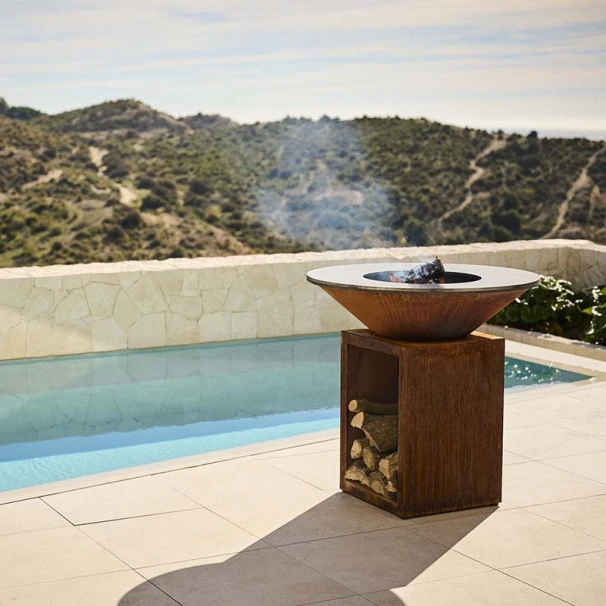 Braséro Plancha OFYR Classic Storage 100 Acier Corten 4 Braséro Plancha OFYR Classic Storage 100 Acier Corten – Image 2