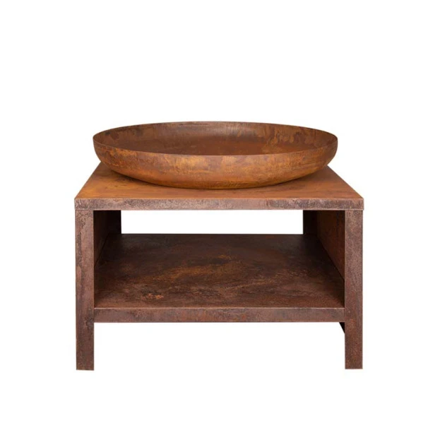 ESSCHERT DESIGN Braséro Storage Acier Corten Esschert Rond 80 Cm 5 ESSCHERT DESIGN Braséro Storage Acier Corten Esschert Rond 80 Cm – Image 3