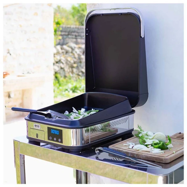 Couvercle En Acier Pour Plancha Enosign 40 4 Couvercle En Acier Pour Plancha Enosign 40 – Image 2