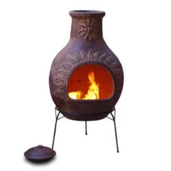 Cheminée Mexicaine Extérieure 56 X 113 Cm