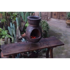 Cheminée Mexicaine Sur Base Avec Grille Inox Mexico Trade Center Jumbo 113 Cm Brun 19 Cheminée Mexicaine Sur Base Avec Grille Inox Mexico Trade Center Jumbo 113 Cm Brun -Barbecue Délices Promo cheminee mexicaine jumbo brun 113cm sur base avec grille inox 7