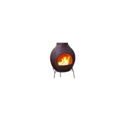 Cheminée Mexicaine Extérieure Jumbo Rouge 113 Cm -Barbecue Délices Promo cheminee mexicaine jumbo rouge 113cm sur base 2