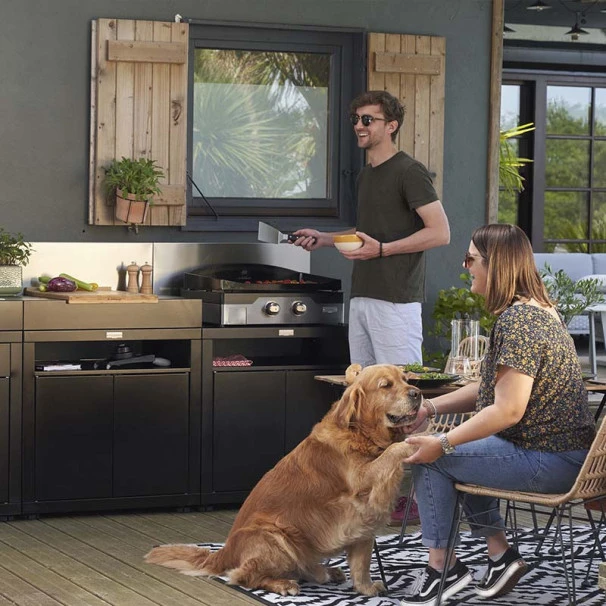 Desserte Cuisine D'extérieur Le Marquier Noire 4 Desserte Cuisine D'extérieur Le Marquier Noire – Image 2