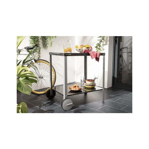 Desserte Universelle Plancha 2 Feux Cook'in Garden Media S 75 X 55 Cm Acier 4 Desserte Universelle Plancha 2 Feux Cook'in Garden Media S 75 X 55 Cm Acier – Image 2