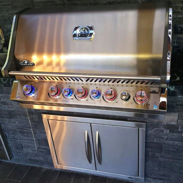Napoleon Barbecue Gaz Encastrable Napoléon Prestige Pro 665 Inox 5 Brûleurs + 1 Rôtissoire 6 Napoleon Barbecue Gaz Encastrable Napoléon Prestige Pro 665 Inox 5 Brûleurs + 1 Rôtissoire – Image 4
