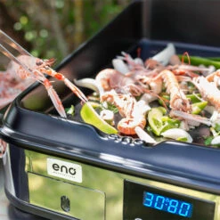 Ensemble Plancha électrique Eno Enosign 65 Inox Et Noir Sur Chariot + Capot 12 Ensemble Plancha électrique Eno Enosign 65 Inox Et Noir Sur Chariot + Capot -Barbecue Délices Promo ensemble plancha electrique enosign 65 inox et noir sur chariot capot 3