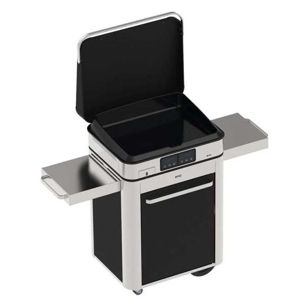 Ensemble Plancha électrique Eno Enosign 65 Inox Et Noir Sur Chariot + Capot 7 Ensemble Plancha électrique Eno Enosign 65 Inox Et Noir Sur Chariot + Capot – Image 5