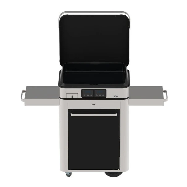 Ensemble Plancha électrique Eno Enosign 65 Inox Et Noir Sur Chariot + Capot 3 Ensemble Plancha électrique Eno Enosign 65 Inox Et Noir Sur Chariot + Capot