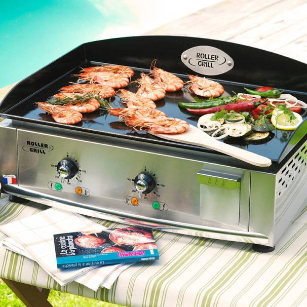 Plancha électrique Acier émaillé Roller Grill PL600E 59 X 38 4 Plancha électrique Acier émaillé Roller Grill PL600E 59 X 38 – Image 2
