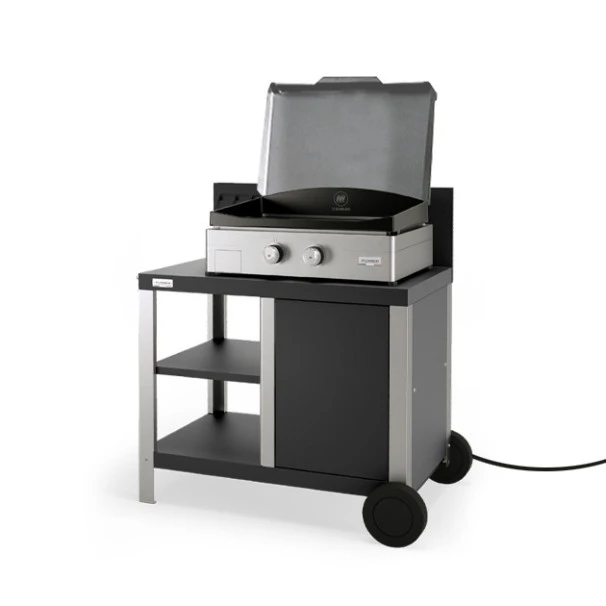 Ensemble Plancha électrique Le Marquier Allure 260 Inox 2 Feux Sur Desserte + Couvercle 3 Ensemble Plancha électrique Le Marquier Allure 260 Inox 2 Feux Sur Desserte + Couvercle