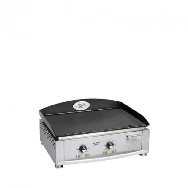 Ensemble Plancha électrique Roller Grill PL600E Inox Sur Chariot En Bois Et Inox Roller Grill 5 Ensemble Plancha électrique Roller Grill PL600E Inox Sur Chariot En Bois Et Inox Roller Grill – Image 3