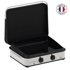 Plancha Gaz Eno 65 Enosign Inox Et Noir 2 Brûleurs 56 X 40 Avec Couvercle 15 Plancha Gaz Eno 65 Enosign Inox Et Noir 2 Brûleurs 56 X 40 Avec Couvercle -Barbecue Délices Promo plancha gaz enosign 65 inox et noir 2