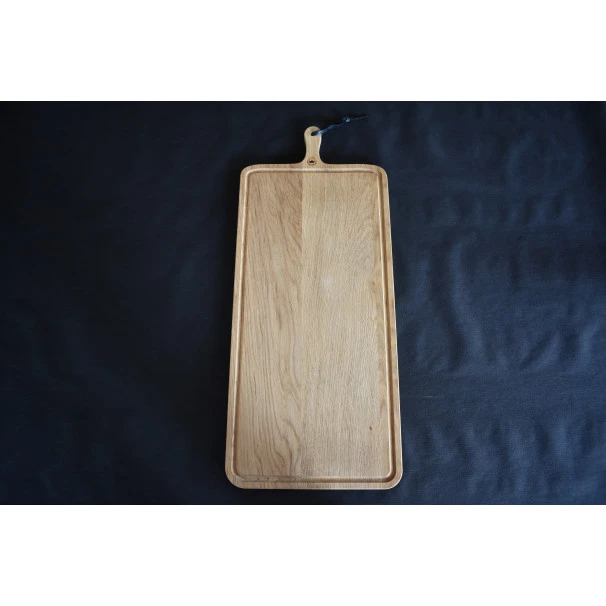 Planche à Découper Avec Rigole En Chêne Massif 34 X 70 Cm 5 Planche à Découper Avec Rigole En Chêne Massif 34 X 70 Cm – Image 3