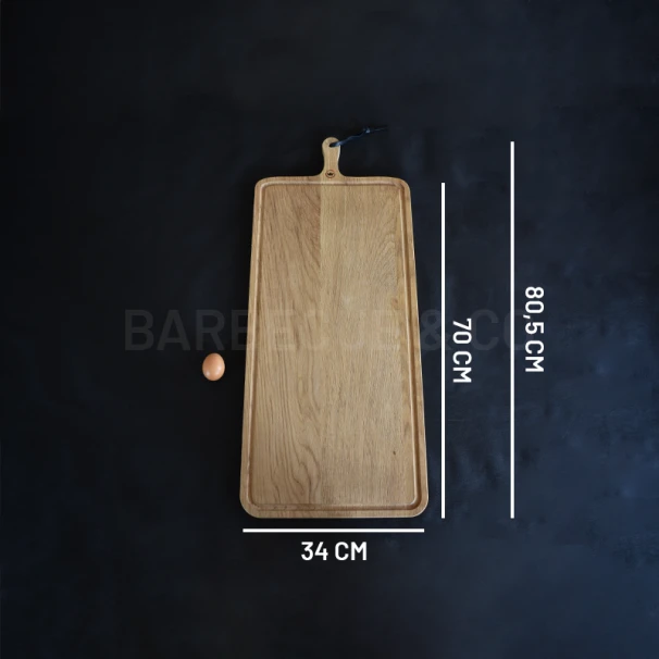 Planche à Découper Avec Rigole En Chêne Massif 34 X 70 Cm 3 Planche à Découper Avec Rigole En Chêne Massif 34 X 70 Cm