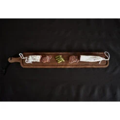 Planche à Découper Avec Rigole En Noyer 12 X 70 Cm -Barbecue Délices Promo planche a decouper dutchdeluxes stripe en noyer 12 x 70cm 5