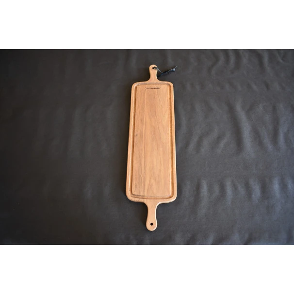 Planche à Découper Avec Rigole En Chêne Massif 19 X 78 Cm 5 Planche à Découper Avec Rigole En Chêne Massif 19 X 78 Cm – Image 3