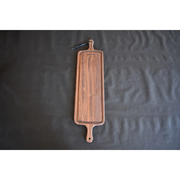 Planche à Découper Avec Rigole En Noyer 19 X 78 Cm 6 Planche à Découper Avec Rigole En Noyer 19 X 78 Cm – Image 4