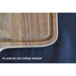 Planche à Découper Avec Rigole En Chêne Massif 34 X 55 Cm 12 Planche à Découper Avec Rigole En Chêne Massif 34 X 55 Cm -Barbecue Délices Promo planche a decouper dutchdeluxes xl square en chene 34 x 55 cm 3