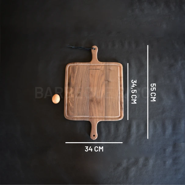 Planche à Découper Avec Rigole En Noyer 34 X 55 Cm 3 Planche à Découper Avec Rigole En Noyer 34 X 55 Cm