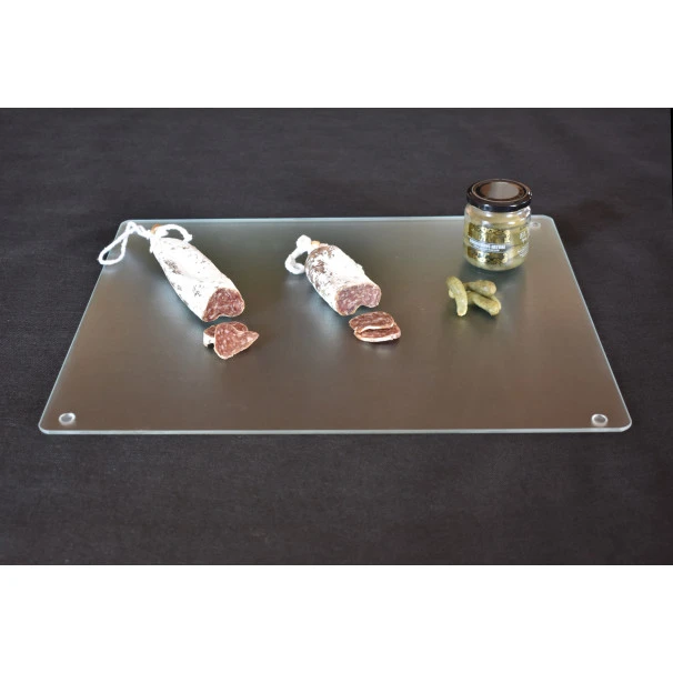 Planche à Découper En Verre Transparent 50 X 40 Cm 7 Planche à Découper En Verre Transparent 50 X 40 Cm – Image 5