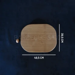 Planche De Boucher En Chêne Massif 39,5 X 49,5 Cm