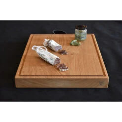 Planche à Découper Avec Rigole En Chêne Massif 50 X 40 Cm 13 Planche à Découper Avec Rigole En Chêne Massif 50 X 40 Cm -Barbecue Délices Promo planche a decouper laura living chopping board a rigole taille l 4