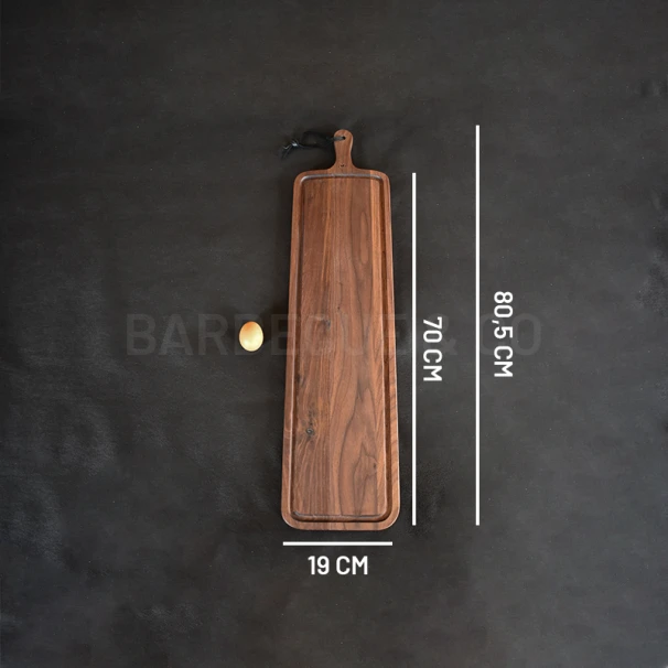 Planche à Découper Avec Rigole En Noyer 19 X 70 Cm 3 Planche à Découper Avec Rigole En Noyer 19 X 70 Cm