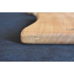 Planche à Découper En Chêne Massif 45 X 22 Cm -Barbecue Délices Promo planche a decouper robuste m 45 cm 3