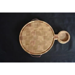 Planche à Découper Ronde Avec Rigole En Bois Debout De Charme 57 X 40 Cm 10 Planche à Découper Ronde Avec Rigole En Bois Debout De Charme 57 X 40 Cm -Barbecue Délices Promo planche a decouper ronde 57x40x5cm 1