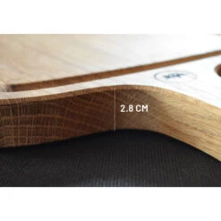 Planche à Découper Ronde Avec Rigole En Chêne Massif 60 Cm -Barbecue Délices Promo planche a decouper ronde dutchdeluxes 60 cm 2