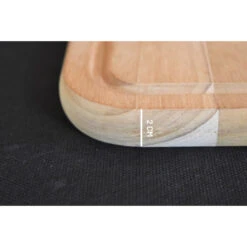 Tramontina Planche à Découper Avec Rigole En Teck 33 X 20cm -Barbecue Délices Promo planche a decouper teck avec rigole 33x20 3