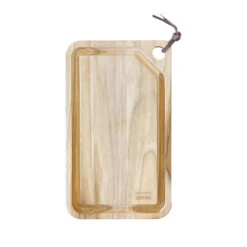 Tramontina Planche à Découper Avec Rigole En Teck 40 X 24 Cm